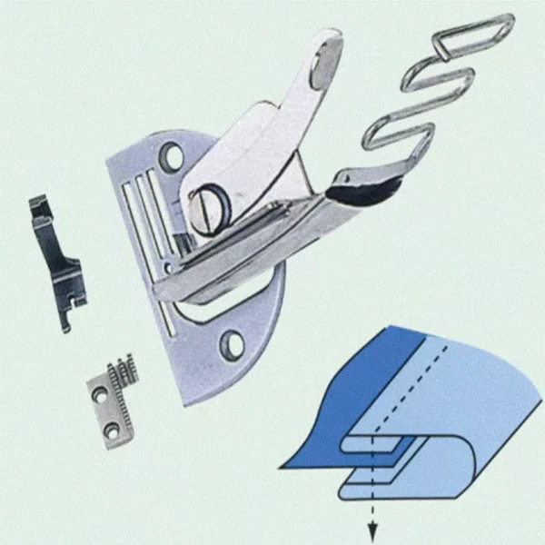 Kit Envivador para Máquina de Coser Recta Industrial Dobla en 4