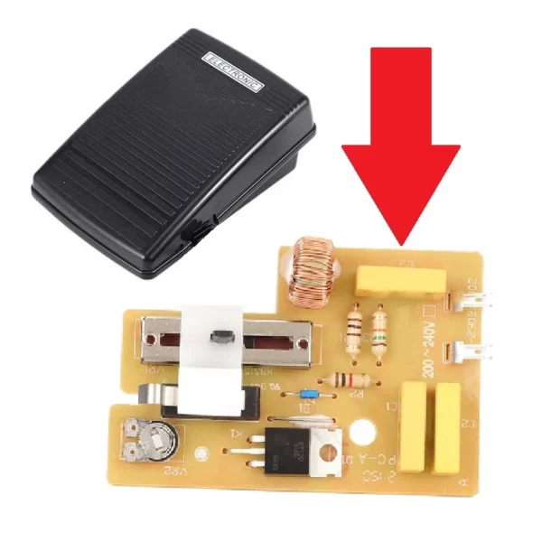 Circuito para pedal de Máquina de coser