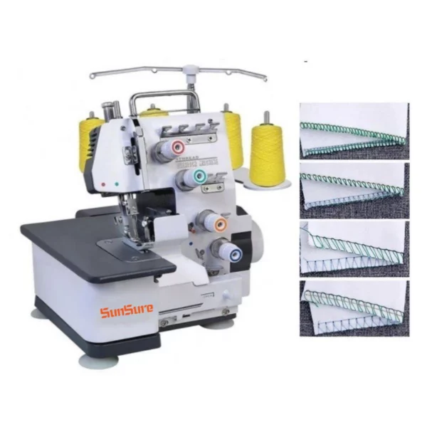 Máquina de coser Overlock Familiar 4 hilos