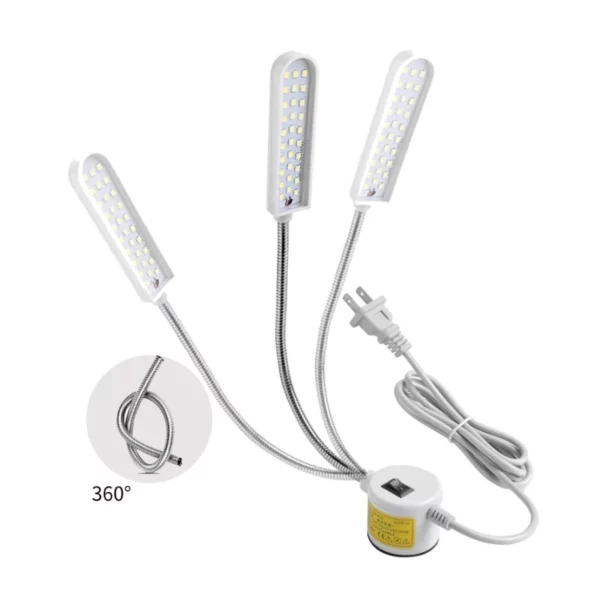 Lámpara LED con 32 LEDs Imán extrafuerte y Brazo flexible