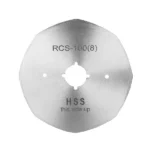 Cuchilla Octogonal de 100 mm para Máquina de Cortar Tela