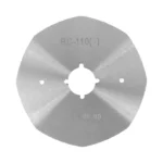 Cuchilla Octogonal de 110 mm para Máquina de Cortar Tela