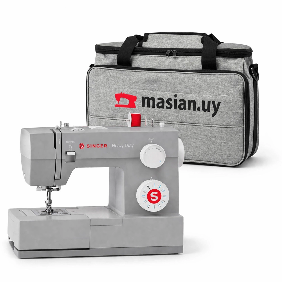Máquina de Coser SINGER Heavy Duty 4423 + Bolso Máquina de Coser SINGER Heavy Duty 4423 + Bolso