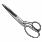 Tijera de Acero 3 Dedos Plana para Modista 25 cm Jinzen